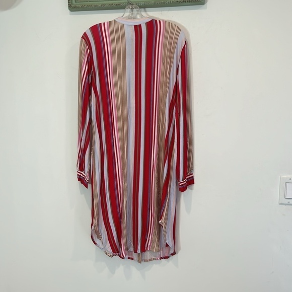 Hale Bob Holiday Striped Long Sleeve Sleep shirt bamboo sz XL women’s new w tags - Picture 4 of 8
